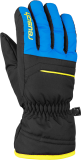 Reusch Alan Junior 6061115 7002 black blue yellow front